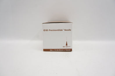 BD 305111 PrecisionGlide Ndle 26G 1/2 - Box of 100